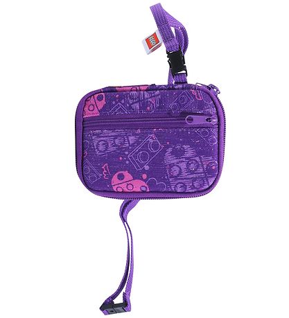 LEGO® Wallet - Friends - Hearts - Purple w. Glitter LEGO® Wallet - Friends - Hearts - Purple w. Glitter