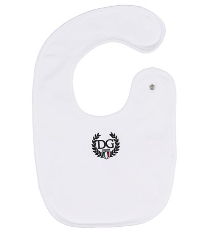 Dolce & Gabbana Gift Box - Jumpsuit/Hat/Teething Bib - White Dolce & Gabbana Gift Box - Jumpsuit/Hat/Teething Bib - White