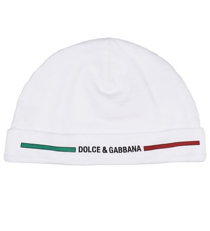 Dolce & Gabbana Gift Box - Jumpsuit/Hat/Teething Bib - White Dolce & Gabbana Gift Box - Jumpsuit/Hat/Teething Bib - White