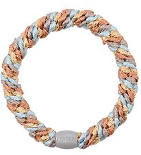 Kknekki Hair Tie - Light blue/Beige Glitter
