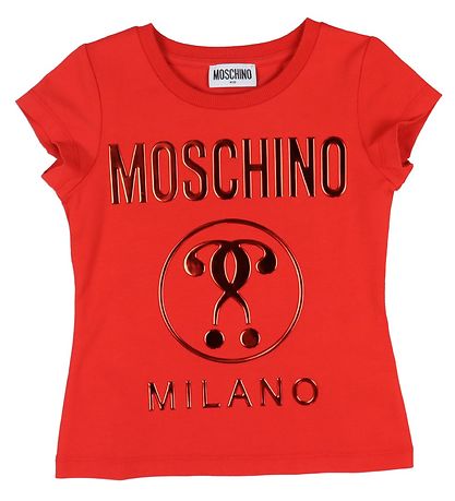 Moschino T-Shirt - Rood m. Logo Moschino T-Shirt - Rood m. Logo