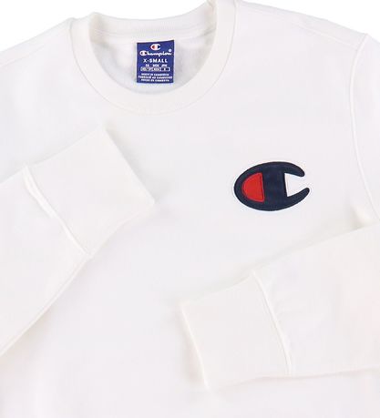 Champion Fashion Sweatshirt - White w. Logo