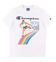 T-Shirt Champion Fashion - Blanc av. Imprimé T-Shirt Champion Fashion - Blanc av. Imprimé