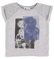 Hust and Claire T-shirt - Grey w. Print Hust and Claire T-shirt - Grey w. Print