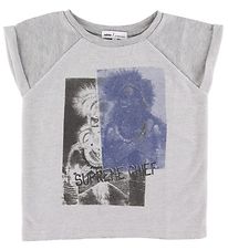 T-Shirt Hust and Claire - Wilde - Gris av. Imprimé T-Shirt Hust and Claire - Wilde - Gris av. Imprimé
