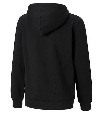 Puma Hoodie - Ess Big Logo - Black w. Print