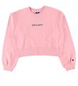Champion Fashion Sweatshirt - Cropped - Pink m. Logo Champion Fashion Sweatshirt - Cropped - Pink m. Logo