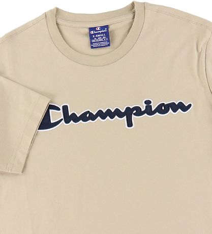 Champion Fashion T-Shirt - Beige m. Logo