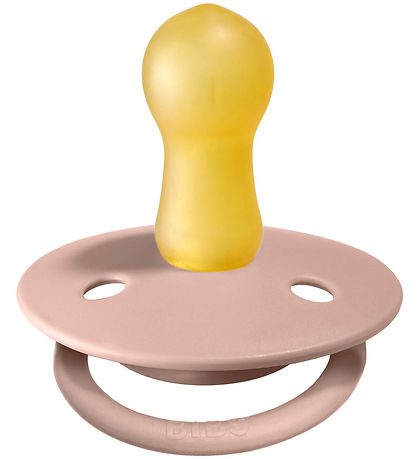 BIBS De Lux Pacifiers - Size 2 - 2-Pack - Round - Ivory/Blush