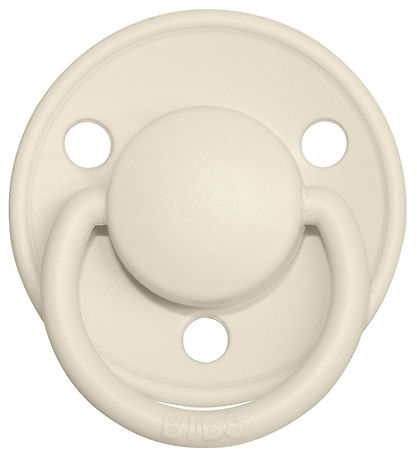 BIBS De Lux Pacifiers - Onesize - 2-Pack - Round- Ivory/Sage