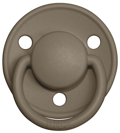 BIBS De Lux Spenen - Eén maat - 2-pack - Rond - Vanilla/Dark Oak