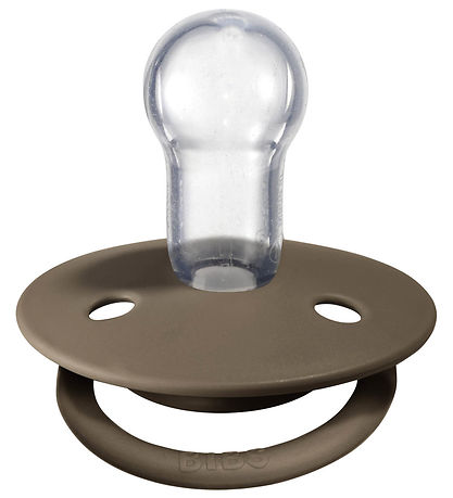 BIBS De Lux Spenen - Eén maat - 2-pack - Rond - Vanilla/Dark Oak