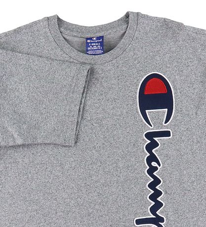 Champion Fashion T-shirt - Grey Melange w. Logo Champion Fashion T-shirt - Grey Melange w. Logo