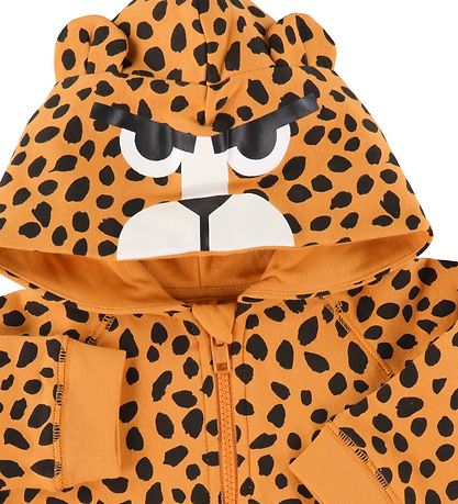 Stella McCartney Kids Zip Hoodie - Orange Leo Stella McCartney Kids Zip Hoodie - Orange Leo