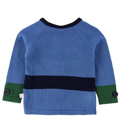 Stella McCartney Kids Blouse - Knitted - Blue w. Pirate Jacket Stella McCartney Kids Blouse - Knitted - Blue w. Pirate Jacket