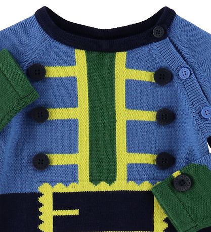 Stella McCartney Kids Blouse - Knitted - Blue w. Pirate Jacket Stella McCartney Kids Blouse - Knitted - Blue w. Pirate Jacket