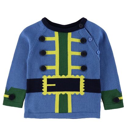 Stella McCartney Kids Blouse - Knitted - Blue w. Pirate Jacket Stella McCartney Kids Blouse - Knitted - Blue w. Pirate Jacket