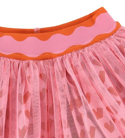 Jupe en tulle Stella McCartney Kids - Rose Clair av. Cœurs