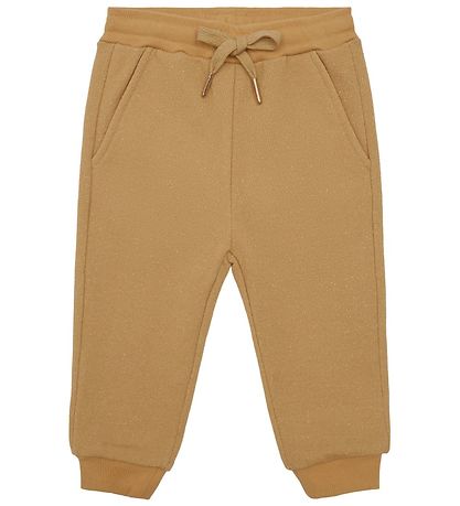 Petit by Sofie Schnoor Sweatpants - Estralla - Yellow w. Glitter