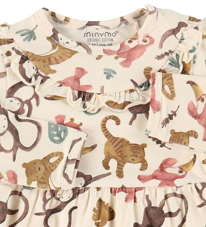 Robe Minymo - Blanc av. Animaux