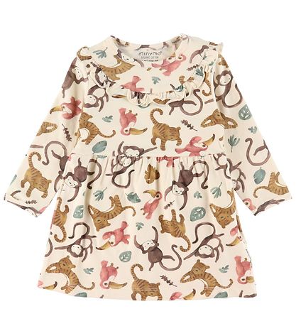 Robe Minymo - Blanc av. Animaux