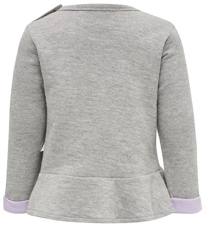 Sweat-shirt Hummel - hmlAlberte - Gris Chiné av. Imprimé Sweat-shirt Hummel - hmlAlberte - Gris Chiné av. Imprimé