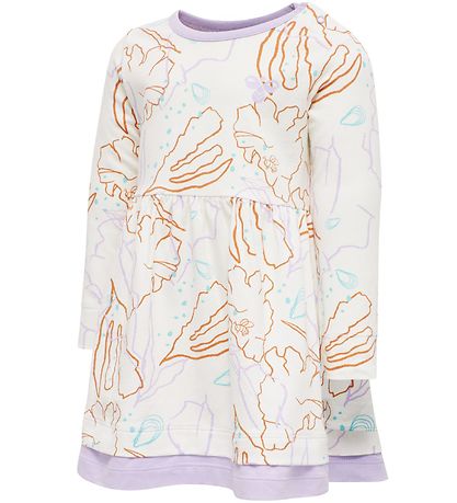 Hummel Dress - hmlOlivia - White w. Print Hummel Dress - hmlOlivia - White w. Print