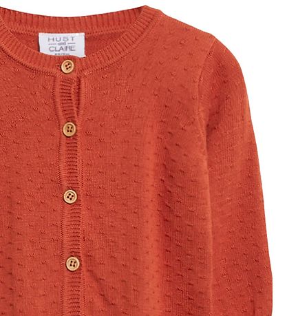 Hust and Claire Cardigan - Knitted - Cammi - Orange Hust and Claire Cardigan - Knitted - Cammi - Orange
