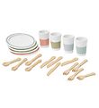 Kids Concept Dinnerware - Bistro - Wood/White Kids Concept Dinnerware - Bistro - Wood/White