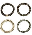 Kknekki Hårsnoddar - 4-pack - Beige/Grön/Brun Glitter Kknekki Hårsnoddar - 4-pack - Beige/Grön/Brun Glitter