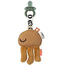 Done by Deer Pacifier Clip - 9x13 cm Cozy Jelly - Mustard