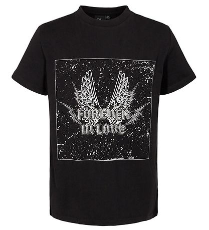 Petit By Sofie Schnoor T-skjorte - Spasta - Svart m. Trykk Petit By Sofie Schnoor T-skjorte - Spasta - Svart m. Trykk