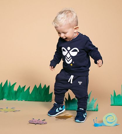 Hummel Sweatshirt - hmlCarl - Navy Hummel Sweatshirt - hmlCarl - Navy