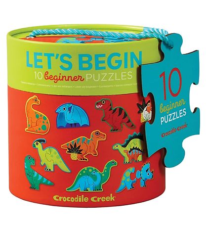 Crocodile Creek Puzzle - 10 pcs. - Dinosaurs Crocodile Creek Puzzle - 10 pcs. - Dinosaurs