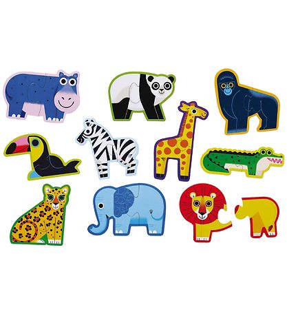 Crocodile Creek Puzzle - 10 pcs. Jungle Animals