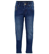 Minymo Broek - Stretch Slim Fit - in denimblauw Minymo Broek - Stretch Slim Fit - in denimblauw