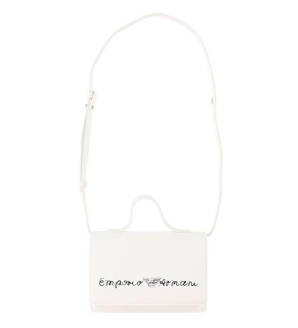 Emporio Armani Shoulder Bag - White w. Signature