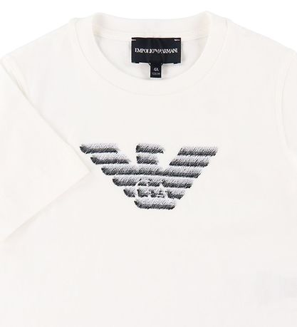 Emporio Armani T-shirt - White w. Logo Emporio Armani T-shirt - White w. Logo