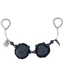 Smallstuff Pram Chain - Knitted - Navy Lion Smallstuff Pram Chain - Knitted - Navy Lion