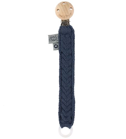 Smallstuff Pacifier Clip - Crochet - Dark Denim