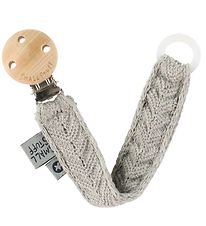 Clip à Tétine - Crochet Smallstuff - Gris Chiné Clip à Tétine - Crochet Smallstuff - Gris Chiné