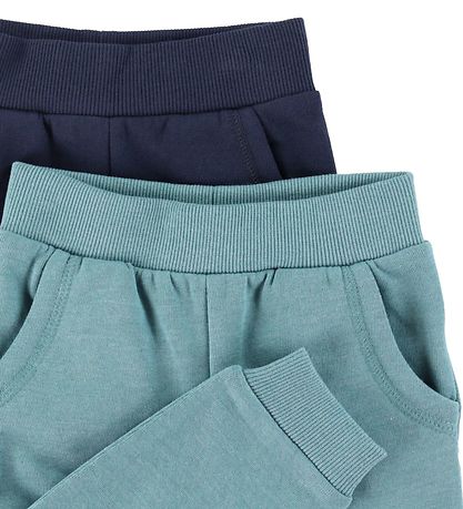 Minymo Sweatpants - 2-Pack - Goblin Blue