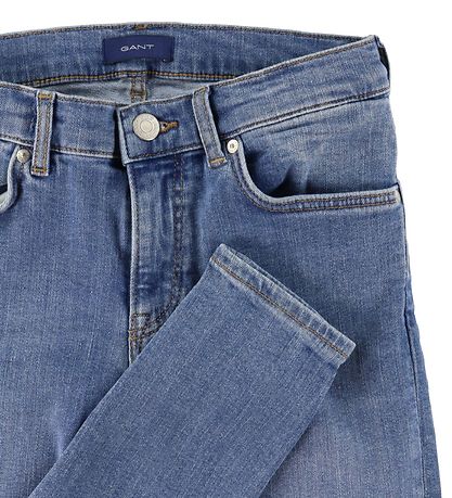 GANT Jeans - Skinny - Semi Light Indigo GANT Jeans - Skinny - Semi Light Indigo