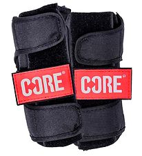 Core Wrist Protectors - Classic Skate - Black w. Red Core Wrist Protectors - Classic Skate - Black w. Red