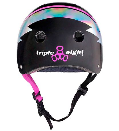 Triple Eight Helmet - Certified Sweatsaver - Black Hologram Triple Eight Helmet - Certified Sweatsaver - Black Hologram