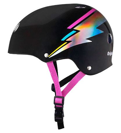 Triple Eight Helmet - Certified Sweatsaver - Black Hologram Triple Eight Helmet - Certified Sweatsaver - Black Hologram