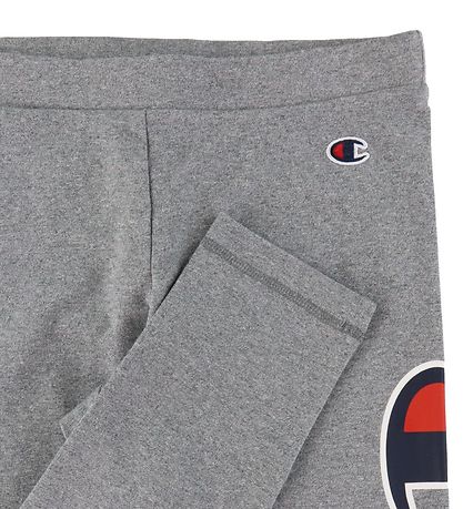 Champion Fashion Leggings - Gråmelerad m. Logo Champion Fashion Leggings - Gråmelerad m. Logo