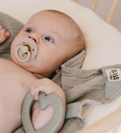 Carrés de mousseline BIBS - 2 Pack - 70x70 cm - Sage Carrés de mousseline BIBS - 2 Pack - 70x70 cm - Sage