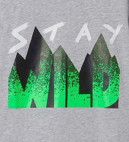 Stella McCartney Kids Blouse - Stay Wild - Thunder