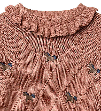 Blouse Fliink - Coton/Laine - Tricoté - Lucie Licorne - Ash Rose Blouse Fliink - Coton/Laine - Tricoté - Lucie Licorne - Ash Rose